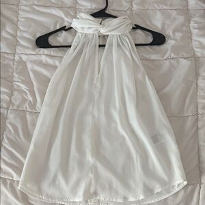 Banana Republic White Halter Blouse